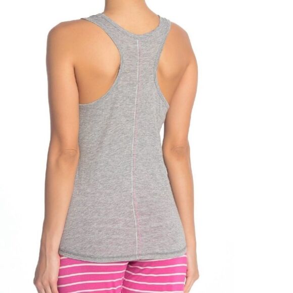 PJ Salvage Sundaze Grey Racerback Cotton Tank Size Medium - Picture 2 of 7
